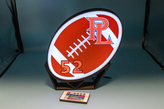 Personalized 3D Printed Sport LightBox